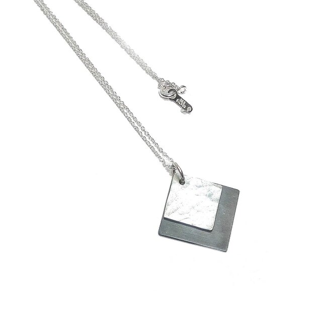 ひし形 シルバーネックレス メンズ用 | iichi 日々の暮らしを心地よく