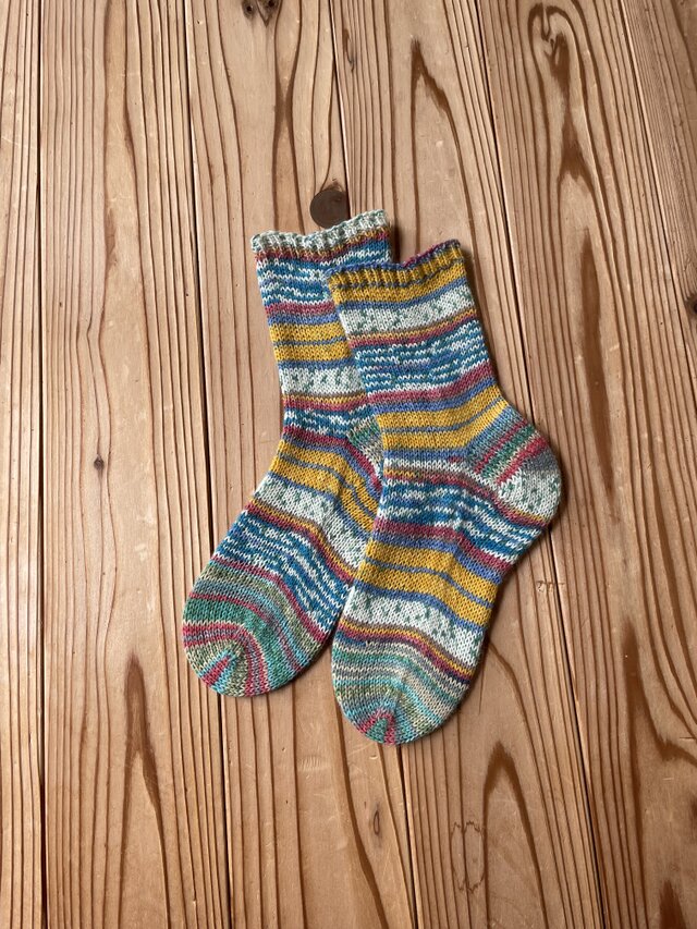 No.783 手編み靴下