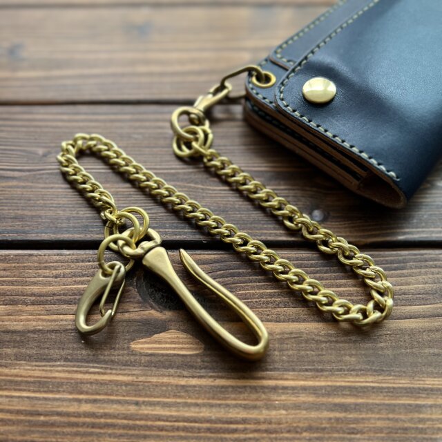 Wallet Chain Brass 細喜平 フック】 | iichi 日々の暮らしを