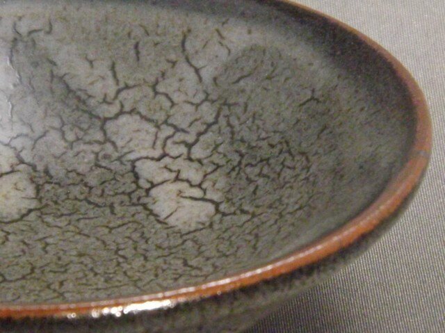 蛇蝎唐津馬上杯　唐津焼　ぐい呑　焼き物　陶器　酒器　陶芸 蛇蝎唐津山盃-1 | 唐津焼 炎向窯