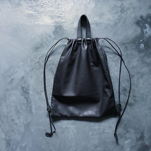 CORD PACK & BAG WATER PROOF GOAT LEATHERの画像1枚目