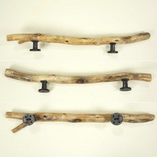 温泉流木】幻想的な柄が展開される枝分かれ流木のドアハンドル・手すり