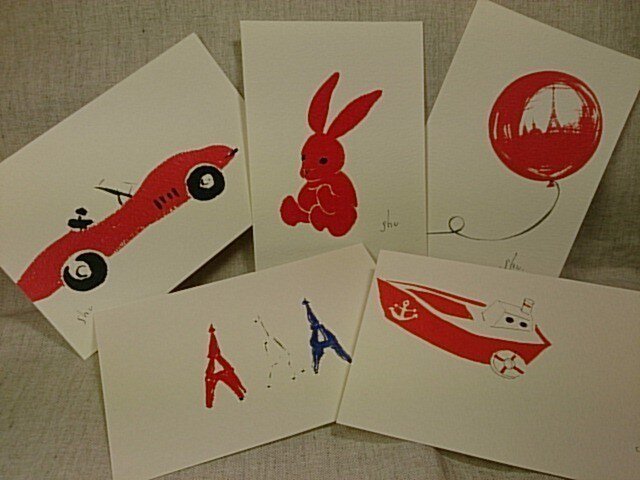 shume ポストカード「B」セット(5枚組)の画像1枚目