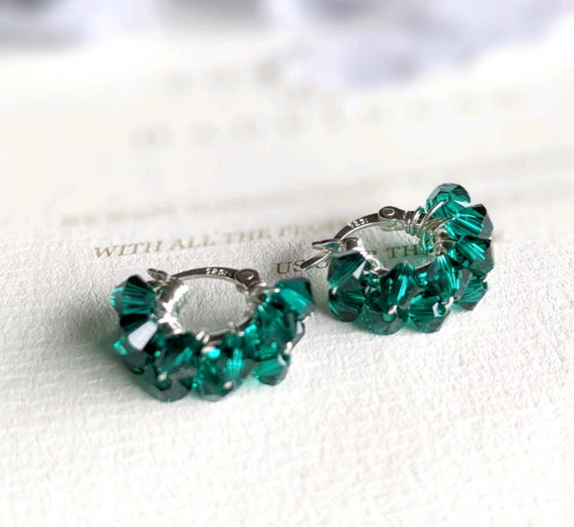 エメラルド ピアス コメ兵｜【新品】PT エメラルド ピアス 0.26CT｜ジュエリー