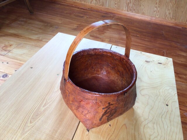 一閑張り インテリア籠 物入れ | iichi 日々の暮らしを心地よくする