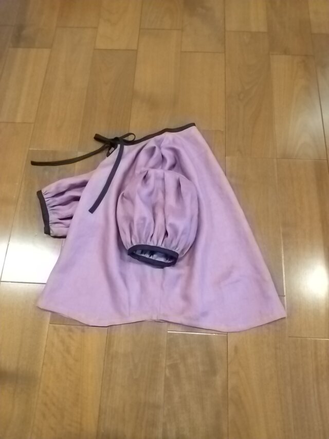 N様オーダーアンティークローズリネンパフスリーブトップス