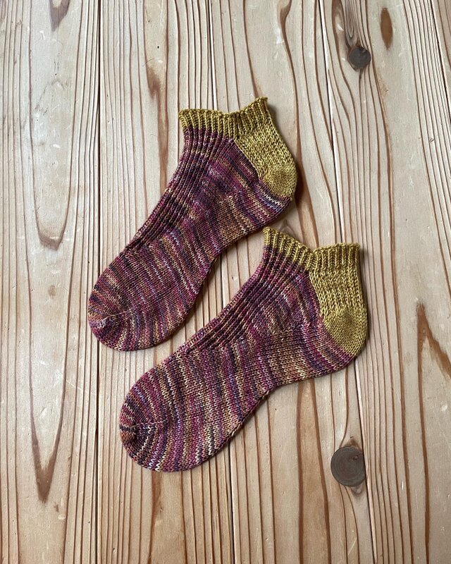 No.796 手編みショート靴下　