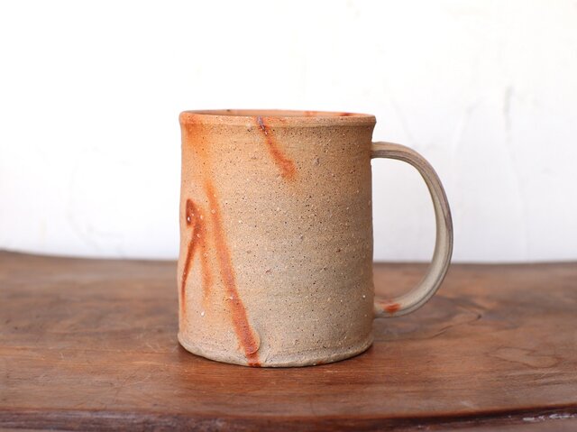 備前焼 ビールジョッキ(ひだすき) b5-084 | iichi 日々の暮らし