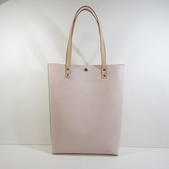 《牛革》A４対応・ハンドソーイング・肉厚ソフトレザー・タテ型トート・0372