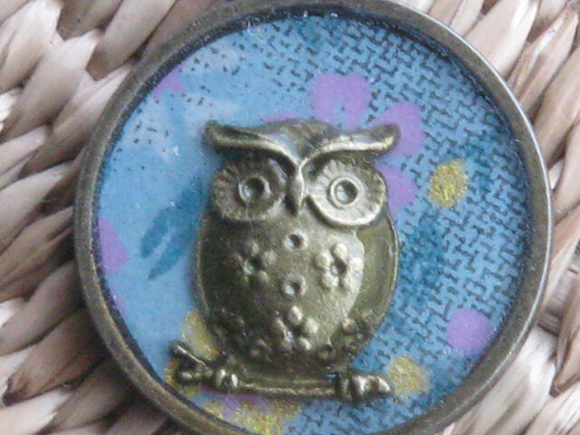 レジン和風ふくろうのキーホルダー005 | iichi 日々の暮らしを心地よく