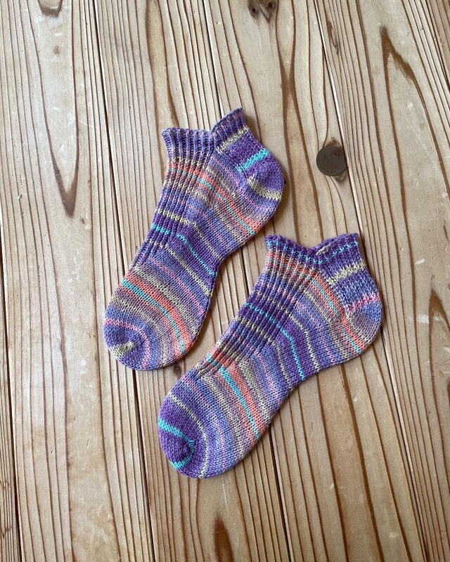 No.802 手編みショートソックス