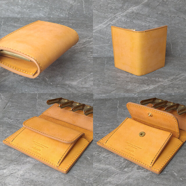 2色] コインキャッチャーのコインケース [アンティークゴールド