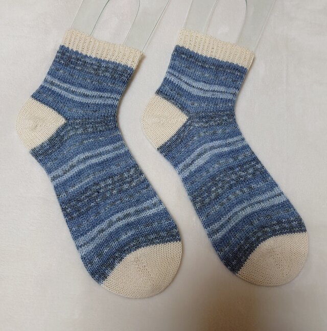 手編み靴下 opal cotton premium 9712