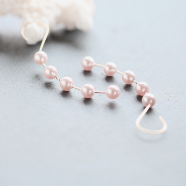 Swarovski Pearl Cherry Blossom Color Prima Pierce K14GF