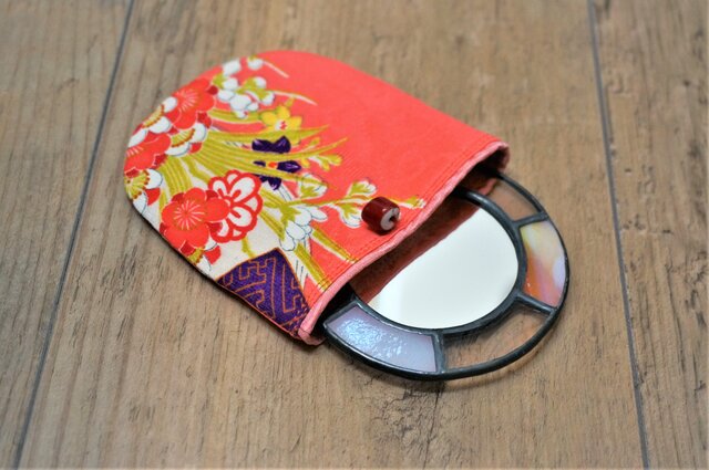 袋付手鏡(まそお) | iichi 日々の暮らしを心地よくするハンドメイドや