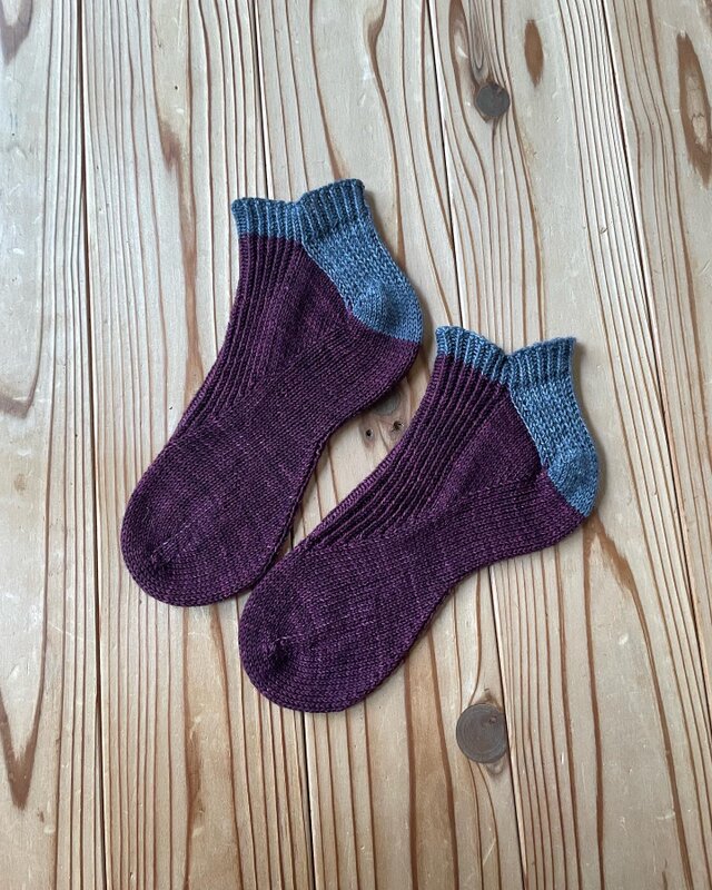 No.809 手編みショートソックス