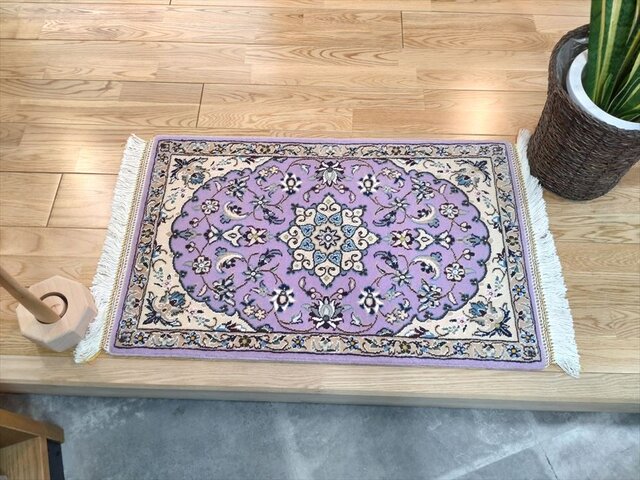 ペルシャ絨毯　ペルシャギャッベ   80×50cm