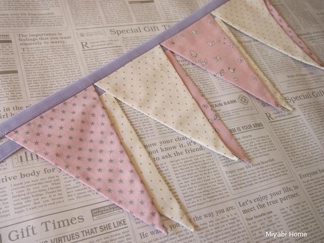 ガーランド(Flag Garland)Papillon オーダー品の画像1枚目