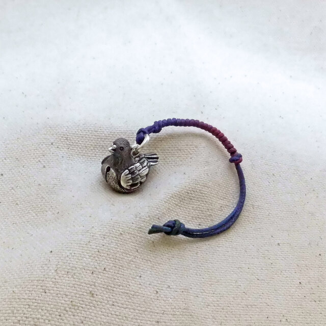 銀製の鈴『鳩』(シルバー925) 縁起物・お守り・魔除け