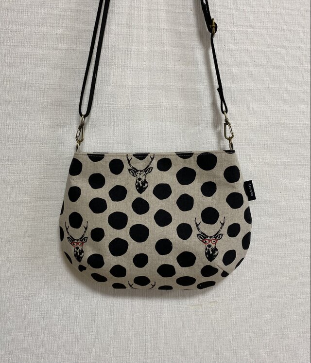 【受注制作】ラウンド型ショルダーバッグ　サンバー