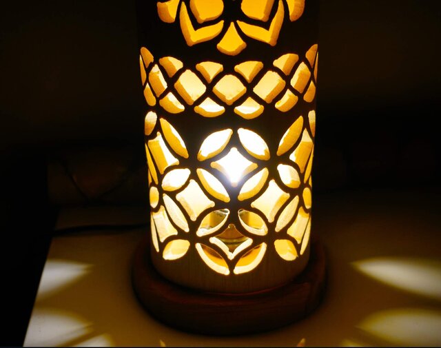 竹灯り・竹あかり・竹灯籠　 ～～ 癒しの灯り ★花枠★～～ 竹灯り・竹あかり・竹灯籠 ～～ 癒しの灯り☆花飾り