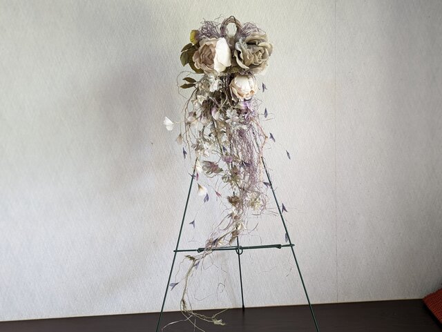 布花リース(シックなバラリース) / 00027 | iichi 日々の暮らし