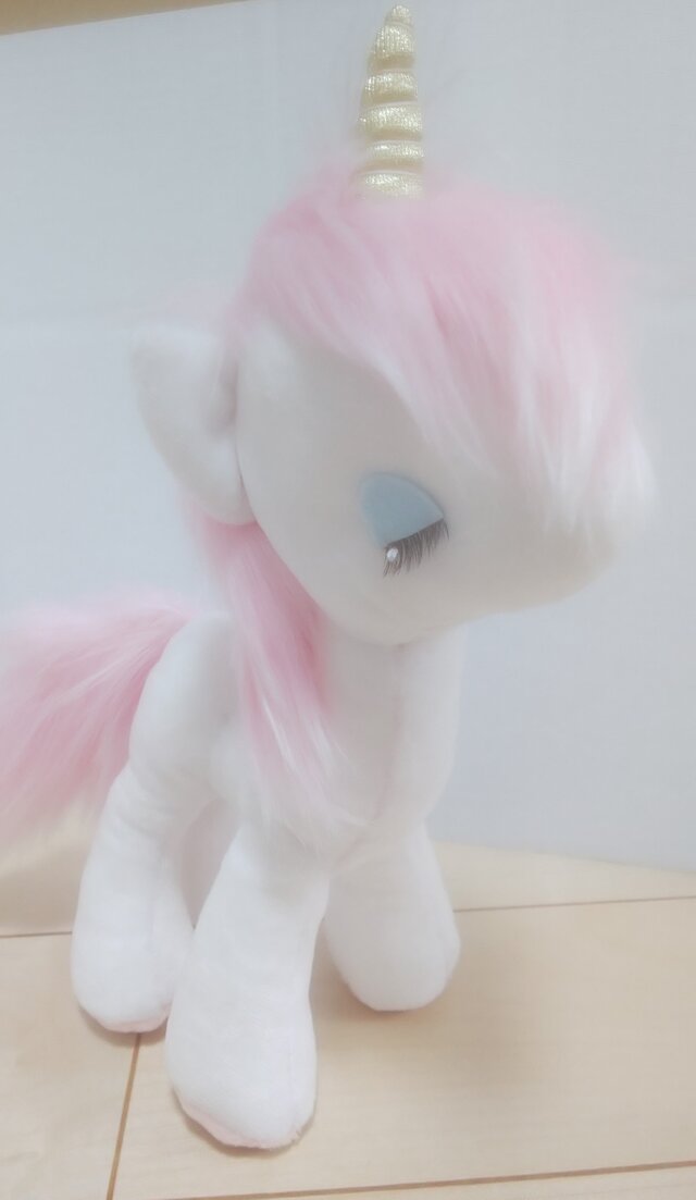 ふわふわぬいぐるみ☆ゆめかわ☆ユニコーン☆ライトピンク