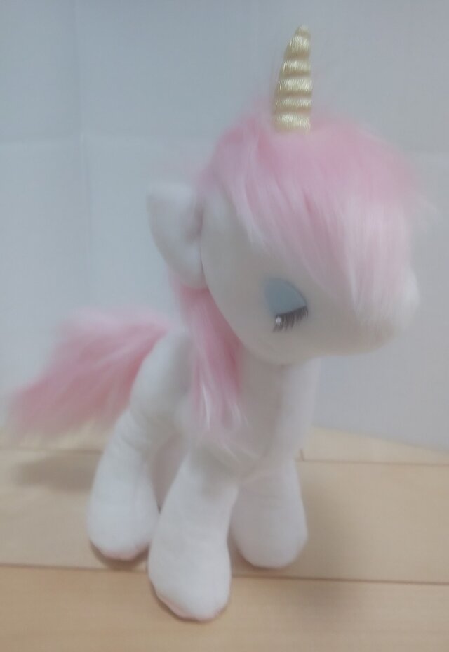 ふわふわぬいぐるみ☆ゆめかわ☆ユニコーン☆ライトピンク | iichi