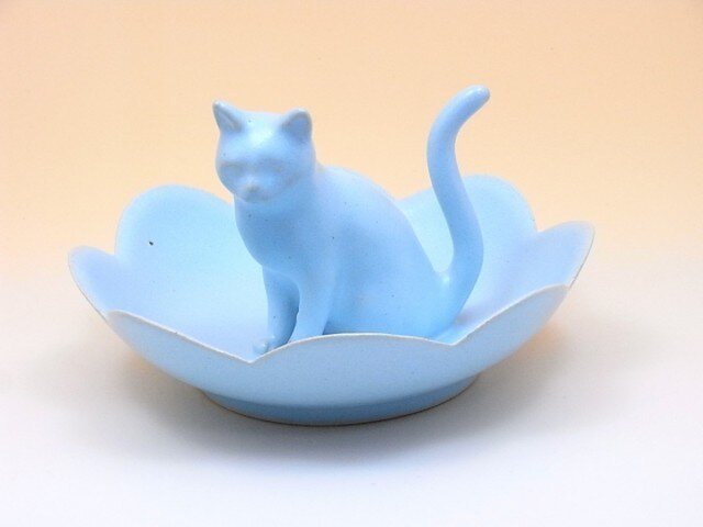 Cat Loverのためのジュエリーディッシュ・アイスブルー21の画像1枚目