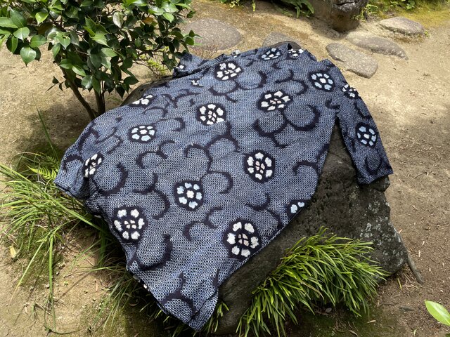 着物リメイク】絞りのコクーンワンピース／浴衣 | iichi 日々の暮らし