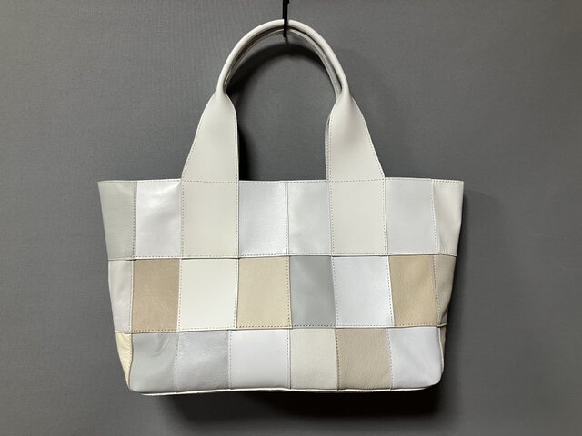 レザーパッチワークトートバッグ380 | iichi 日々の暮らしを心地よく