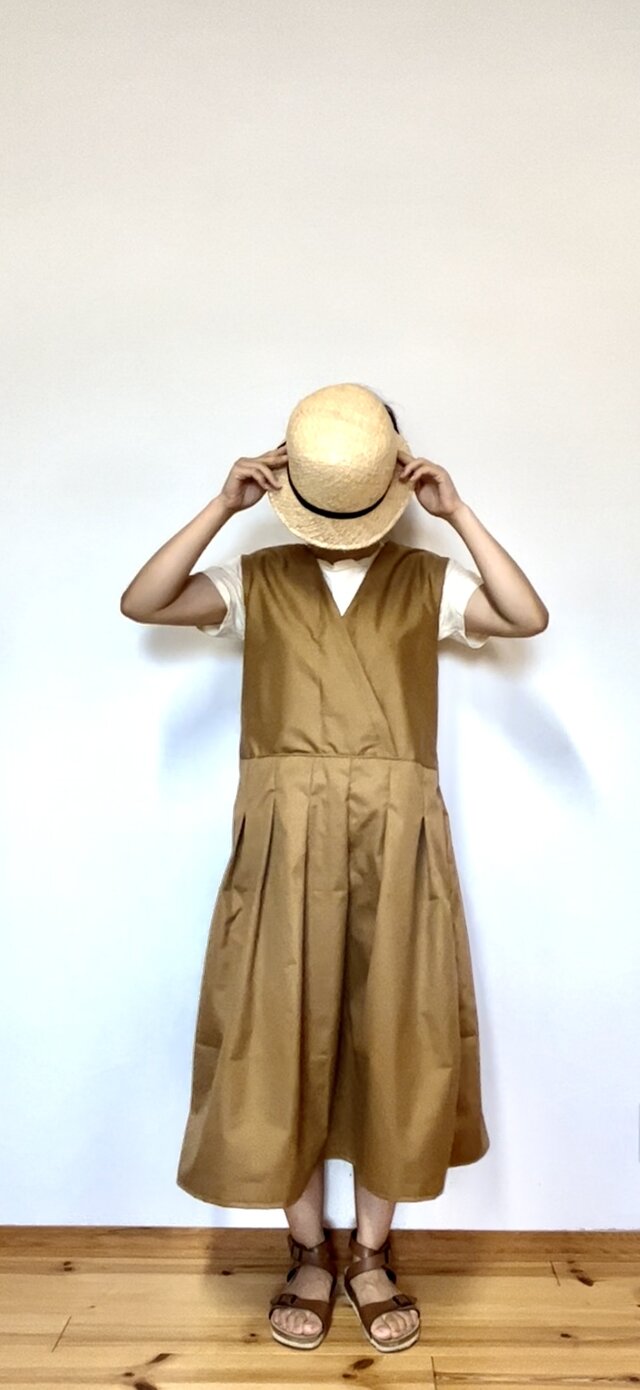 カシュクールタックスカートワンピース