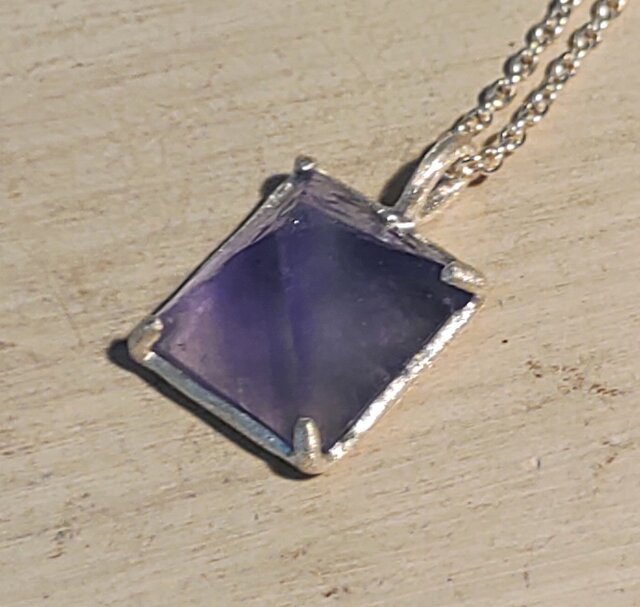 ブルーフローライト＊925 pendant top | iichi 日々の暮らしを心地よく