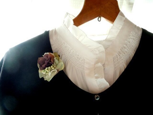 【SOLD OUT】 Ajisai:コサージュ02の画像1枚目
