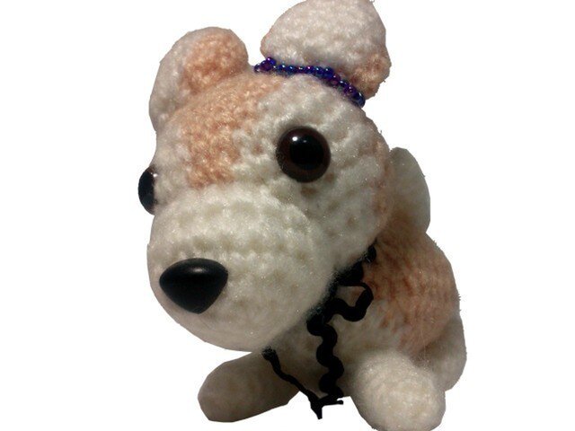 あなたのペットをあみぐるみに・手作り愛犬人形M004の画像1枚目