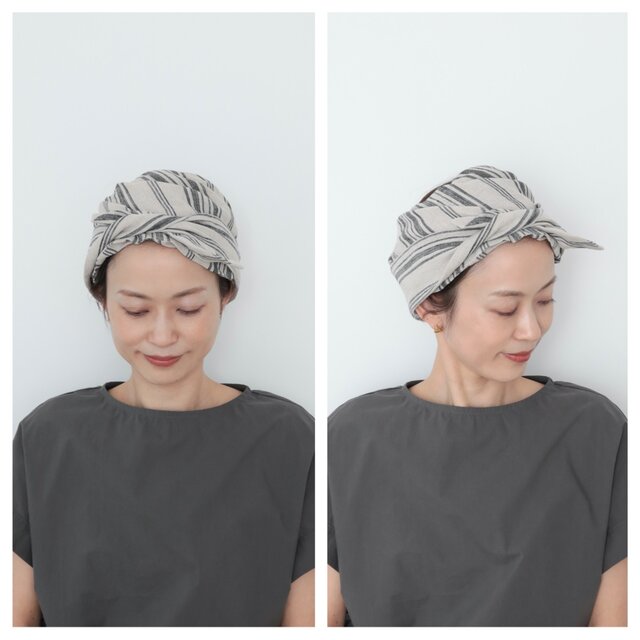 OmaTurban / linen kinariの画像1枚目