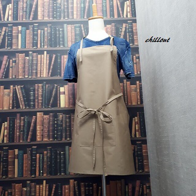 【バリスタ】エプロン：ミルクティー【0355】