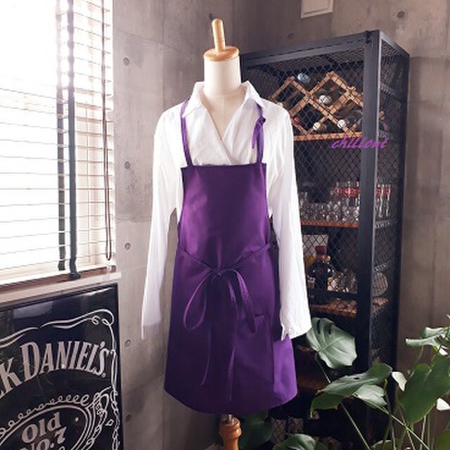 【バリスタ】カフェエプロン：カシス【0363】