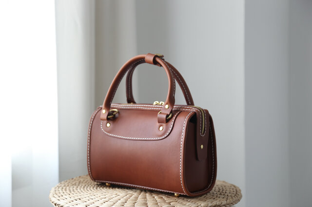 ボストンバッグ　スクエアバッグ　フライパン持ち手カバー　ハンドメイド 簡単ボストンバッグ作り方,How To Make Easy Boston Bag