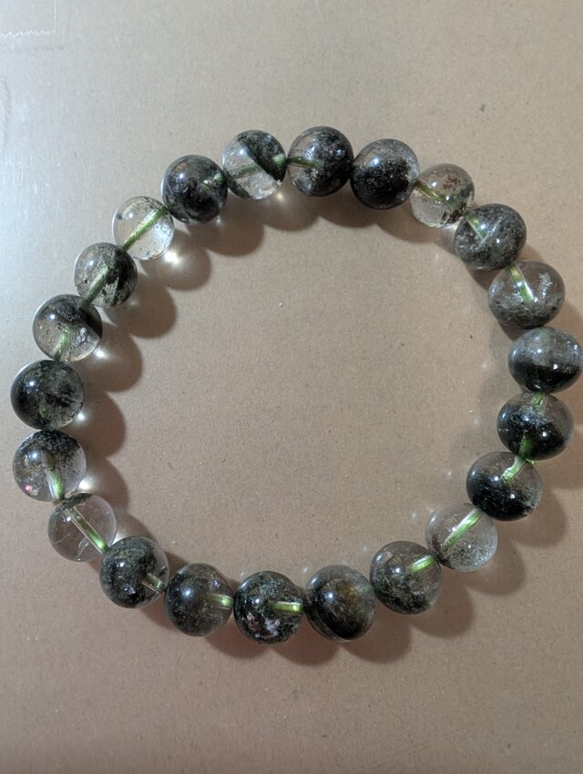 ◆EC◆ガーデン水晶11ｍｍブレスレット