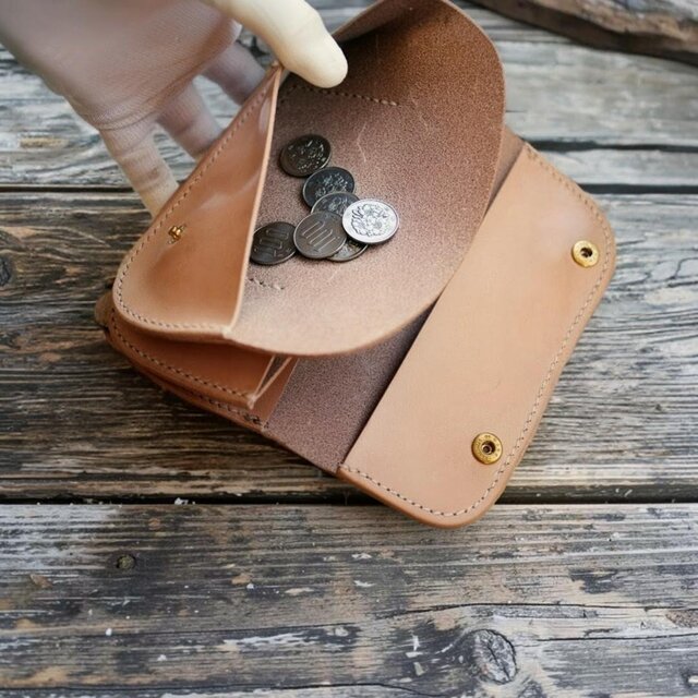 本革手縫いのトラッカーウォレット 長財布【受注製作】 | iichi 日々の