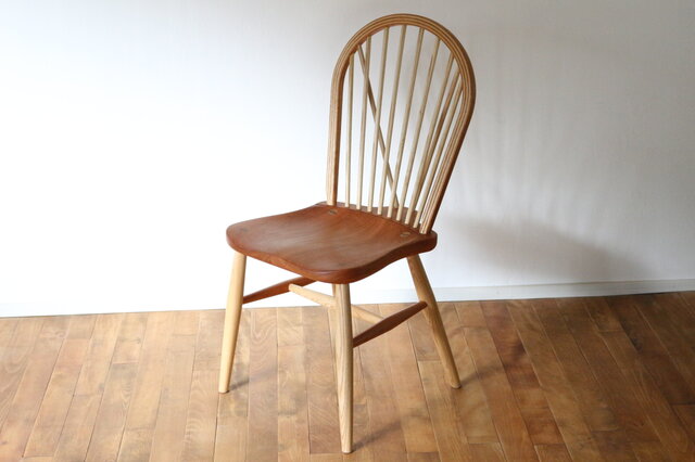 ループバックチェア ストライプ曲げ （チェリー＆タモ） | iichi 日々