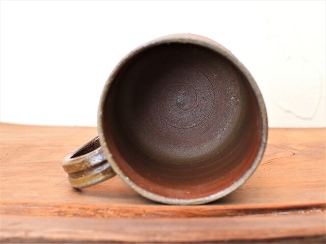 備前焼 ビールジョッキ・サンギリ b5-085 | iichi 日々の暮らしを