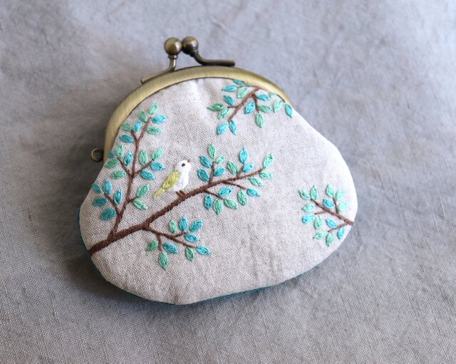 ハンドメイド　手刺繍ガマ口セット ハンドメイド 手刺繍ガマ口セット