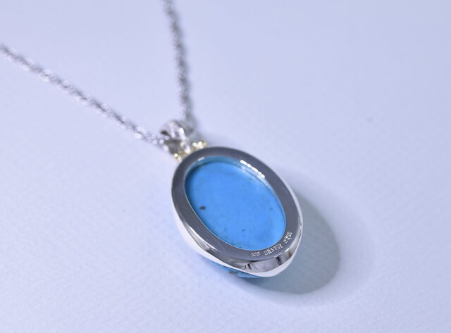 Turquoise Pendant Top SV・K18【Cupola/クーポラ】 | iichi 日々の