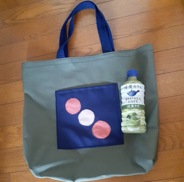 トートバッグカーキ色人気の可愛い大きめカバン | iichi 日々の暮らし