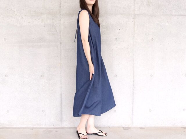 45r デニム ノースリーブ Aラインワンピース 45r デニム ノースリーブ Aラインワンピース 楽天市場】デニム
