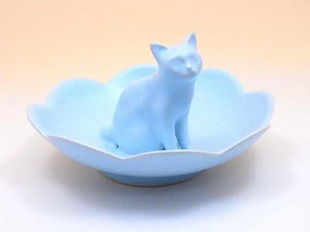Cat Loverのためのジュエリーディッシュ・アイスブルー22の画像1枚目