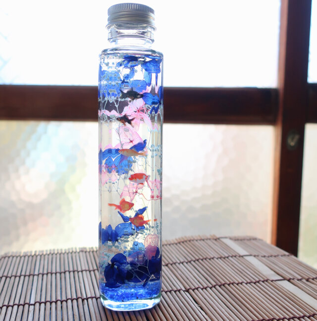 手のひら水槽：金魚(ハーバリウム） | iichi ハンドメイド