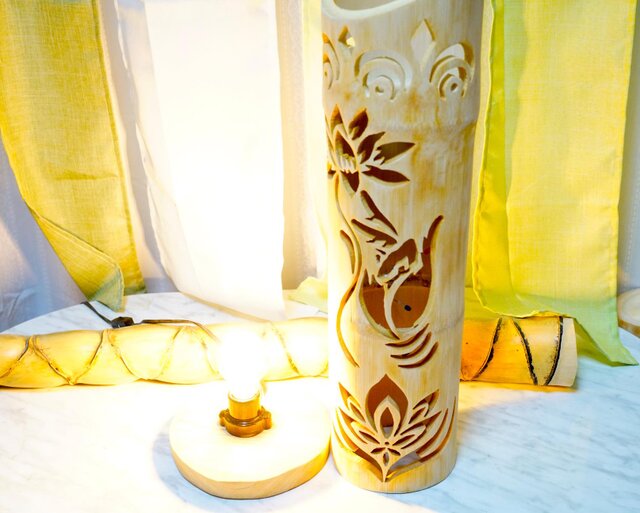 竹あかり　彩と華　〜〜華と影〜〜　２つの美しさが楽しめる 竹あかり 彩と華 〜〜華と影〜〜 2つの美しさが楽しめる | iichi 日々